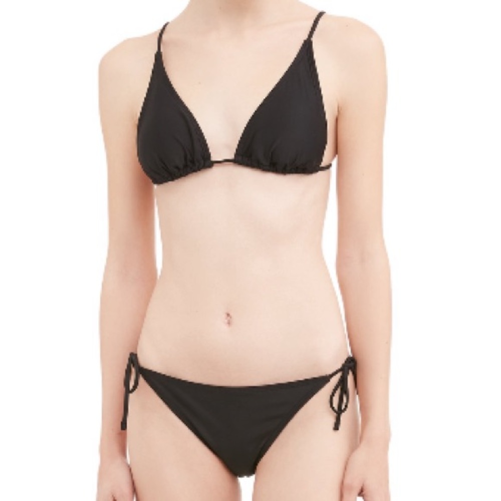 🖤No Boundaries Black Side Tie Bikini Bottoms🖤